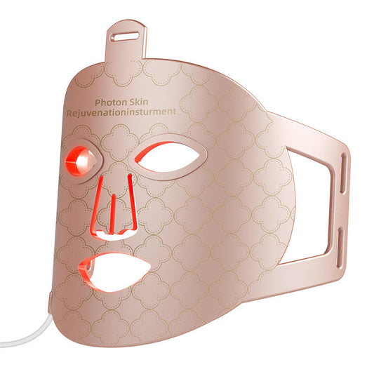 Silicone led light facial mask